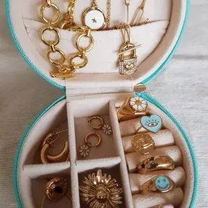 Joyero circle turquesa