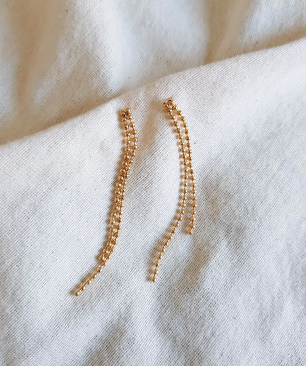 Pendientes cascada bolitas