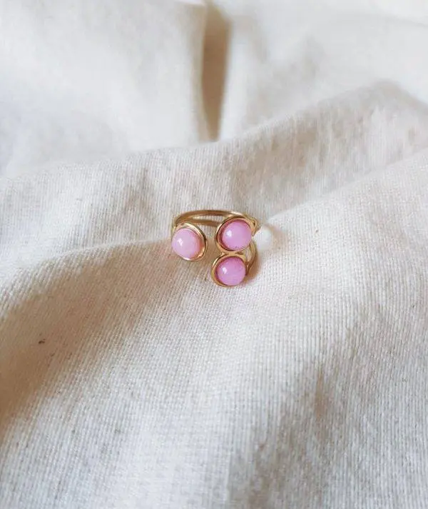 Anillo triple pink