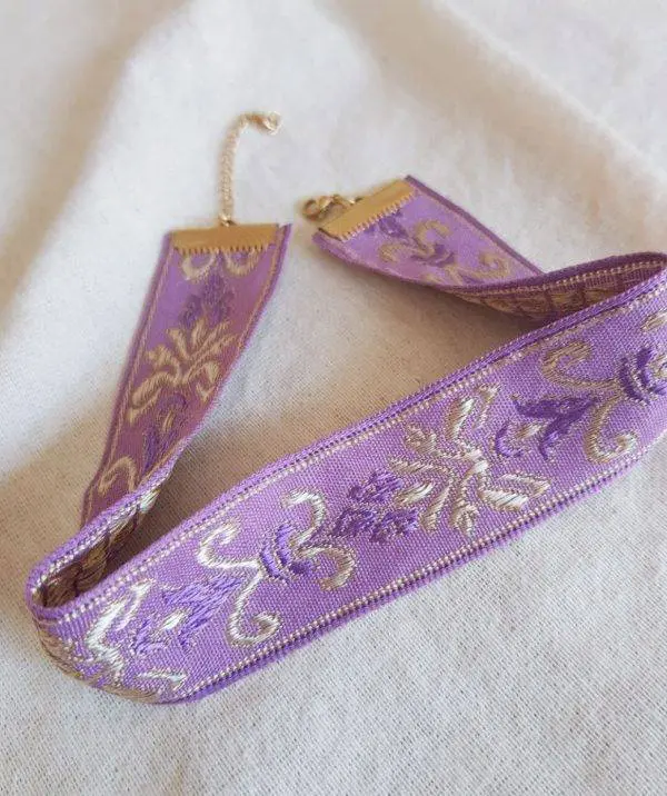Choker indie malva
