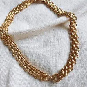 Cadena eslabones gold vintage