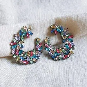 Pendientes diamond pastel