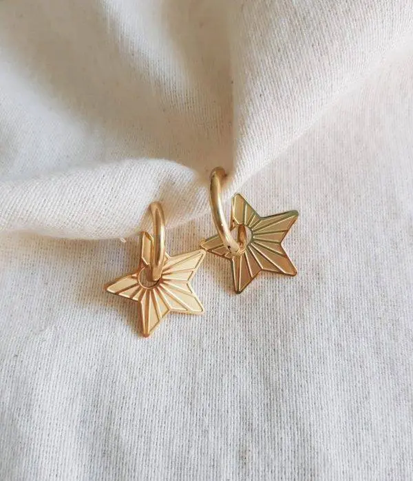 Pendientes star maxi