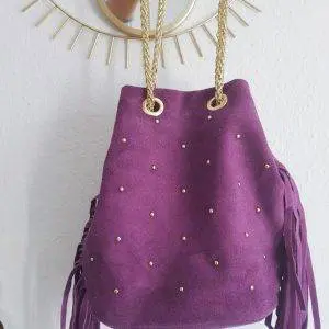 Bolsito saco lila
