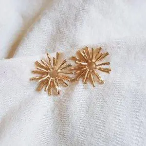 Pendientes Turkía gold