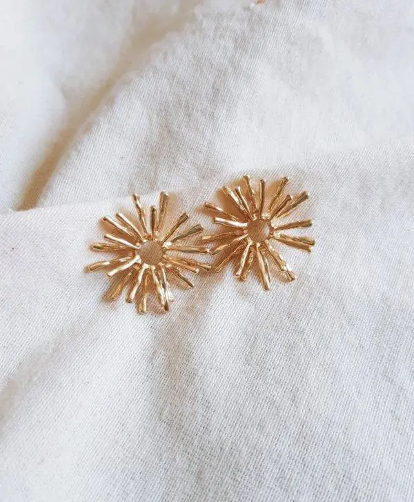 Pendientes Turkía gold