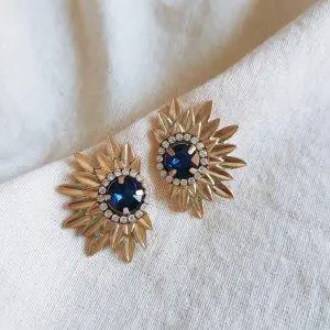 Pendientes Blue gold