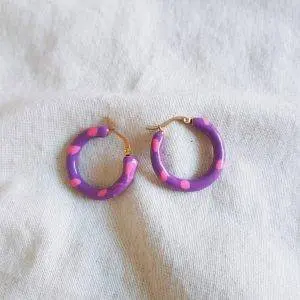 Aros purple & pink