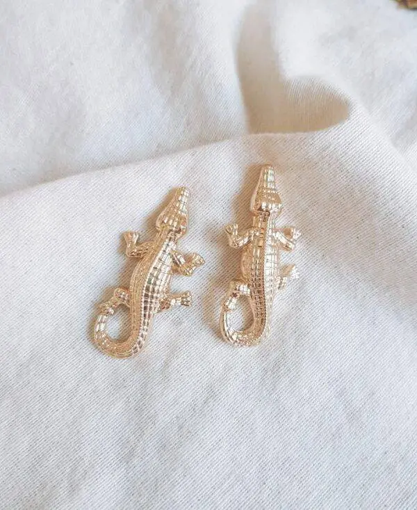 Pendientes cocodrilo