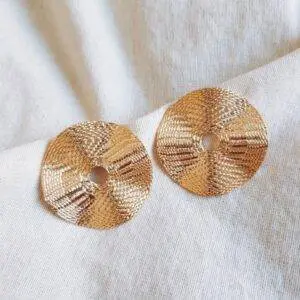 Pendientes circle gold
