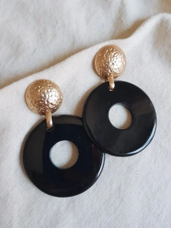 Pendientes aro black