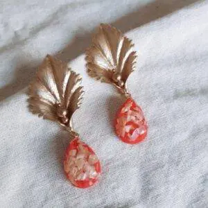Pendientes leaf