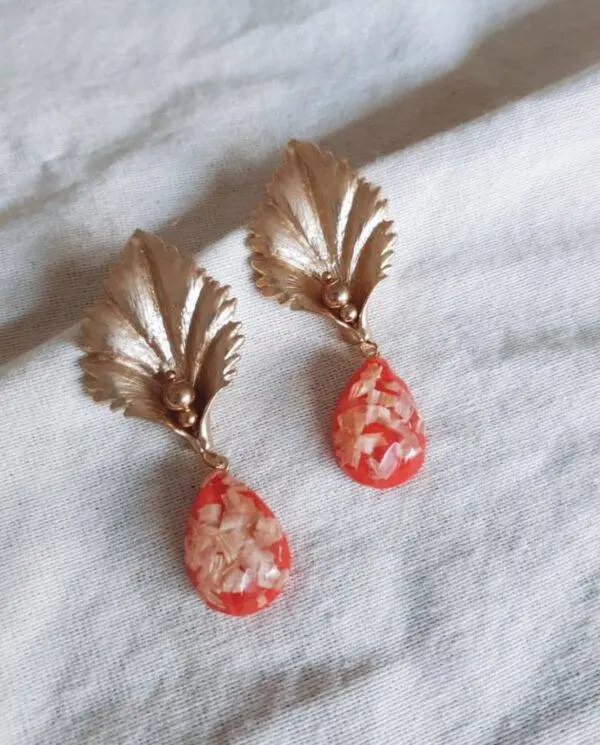 Pendientes leaf