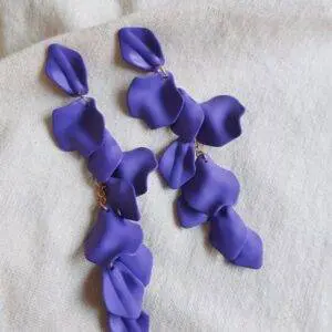 Pendientes Micaela lila