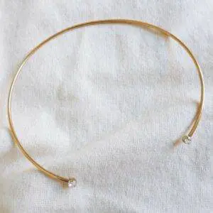 Choker diamond gold