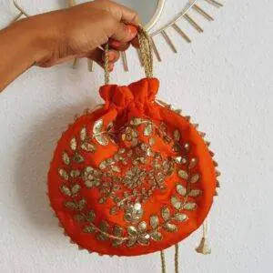 Bolso saquito orange