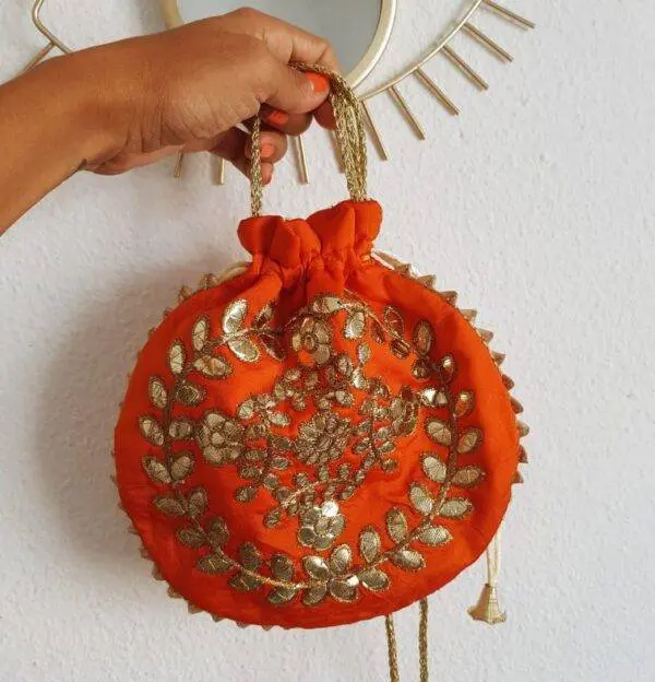 Bolso saquito orange