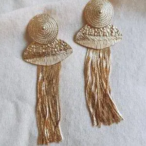 Pendientes glam gold