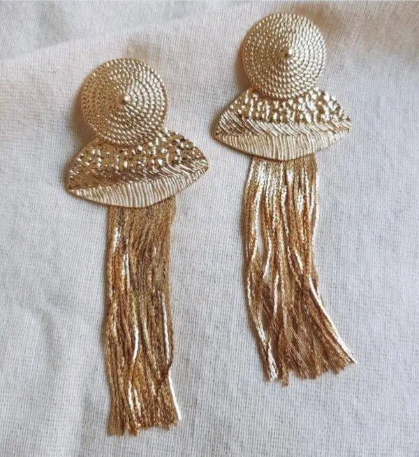 Pendientes glam gold