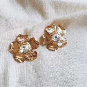 Pendientes flor diamond