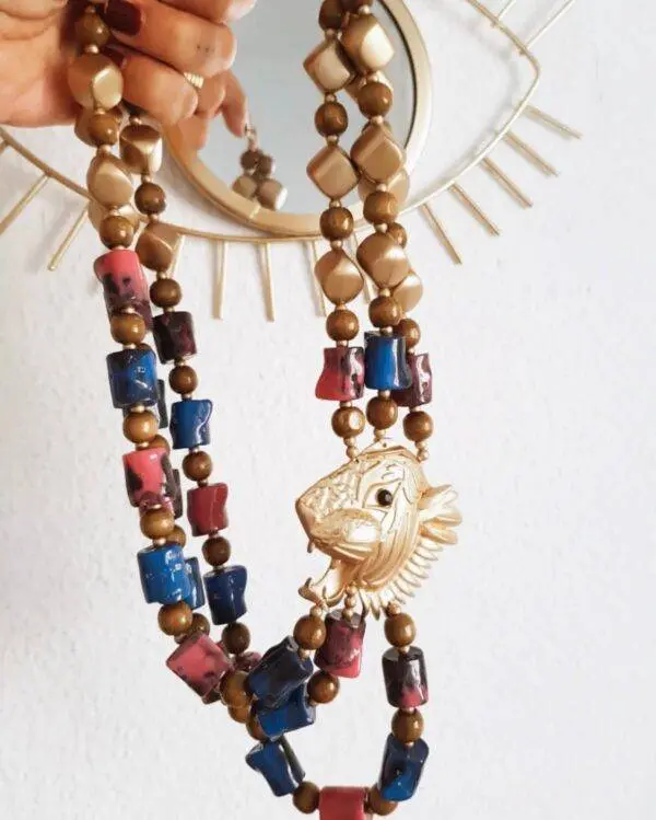 Collar MAXI león