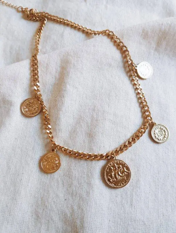 Collar maxi monedas