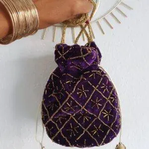 Bolsito saco purple