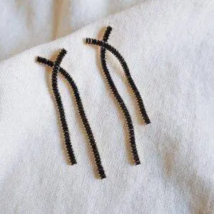 Pendientes Vogana Black