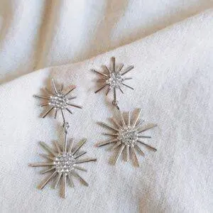 Pendientes ángel plata