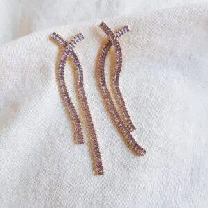 Pendiente Vogana lila