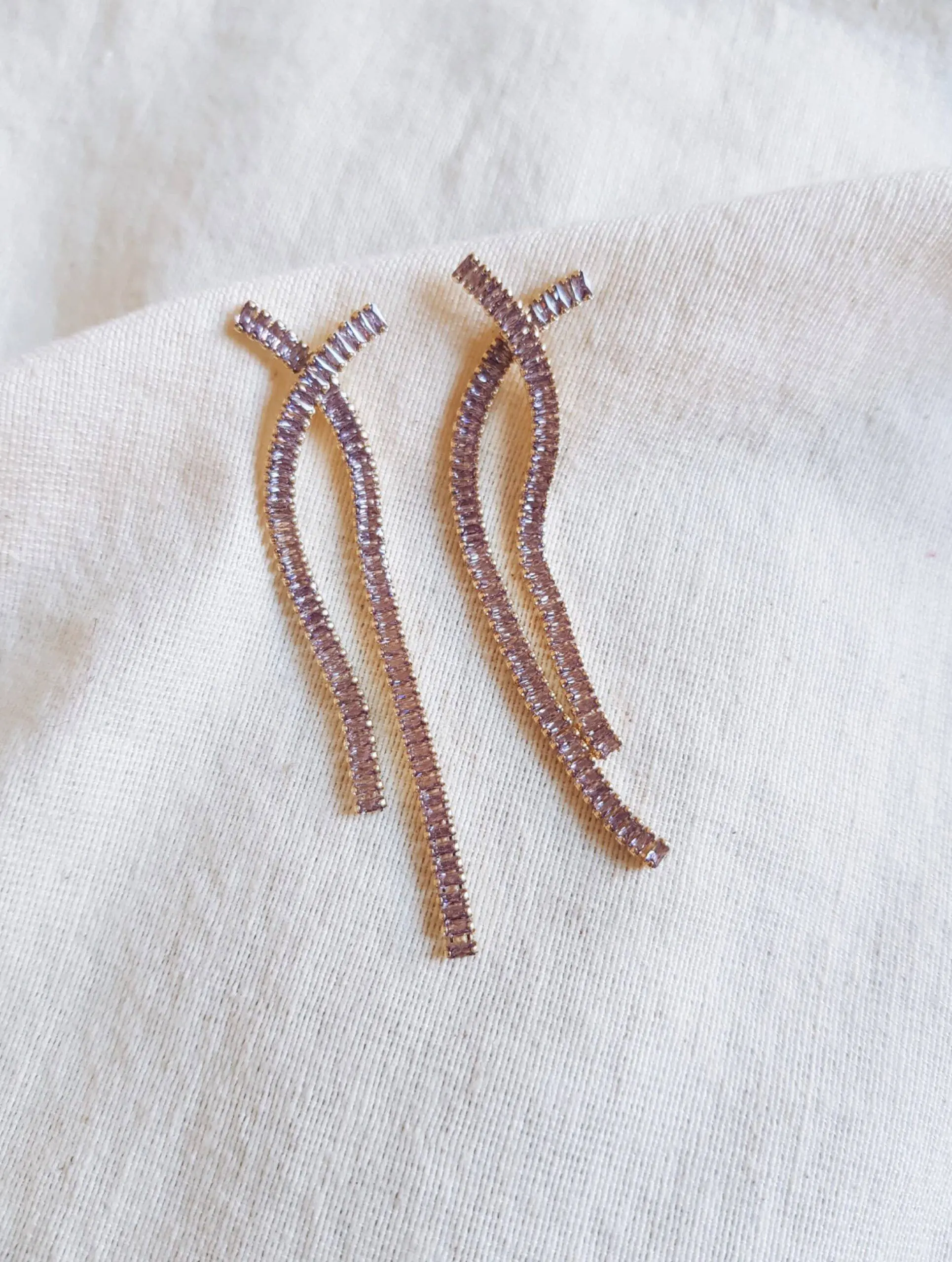 Pendiente Vogana lila