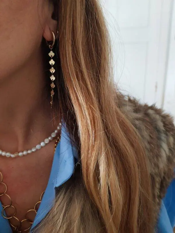 Pendientes conchitas gold - Imagen 2