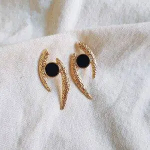 Pendientes Black Gold