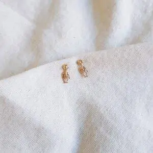 Pendientes mini calavera