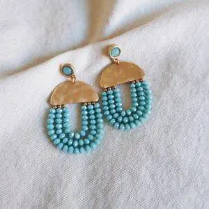 Pendientes Pharaoh turquesa