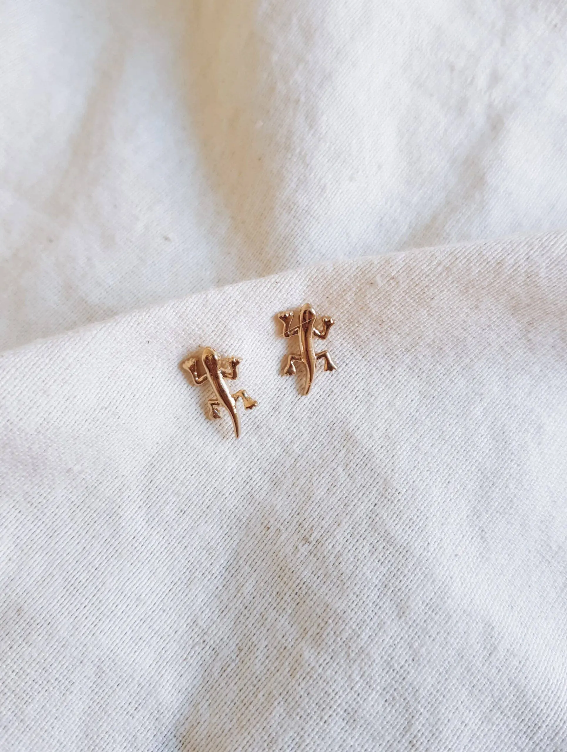 Pendientes mini lagartija