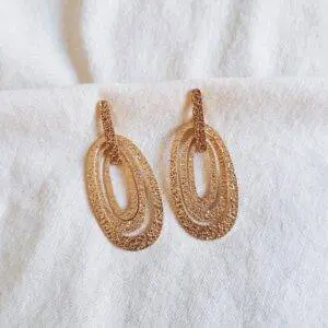 Pendientes Ovalo golden