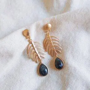 Pendientes raspa gold
