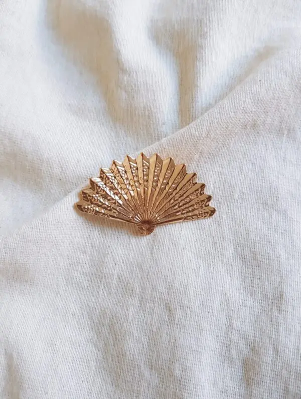 Broche abanico filigrana