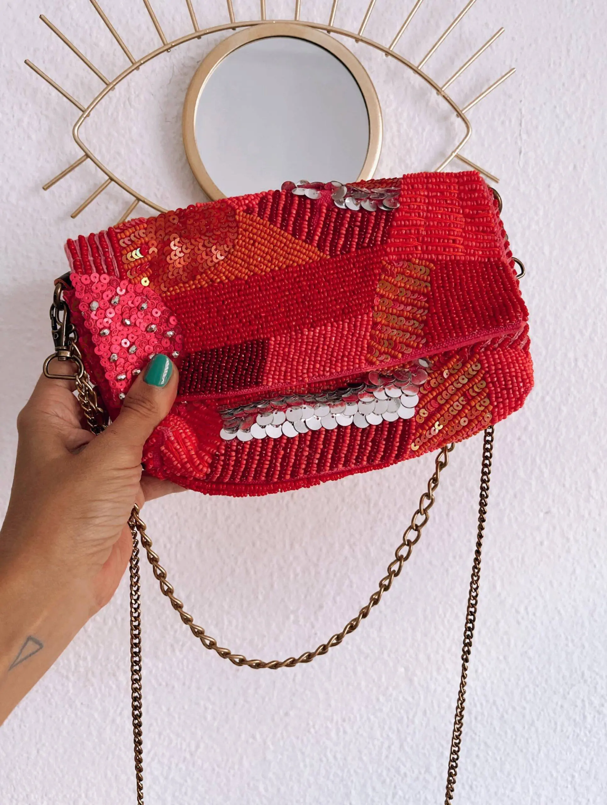 Bolso Indira pink & orange