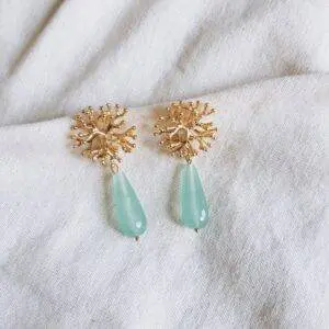 Pendientes Marina Aguamarina