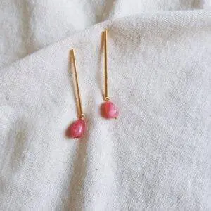 Pendientes Mónaco pink