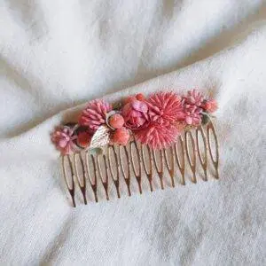 Peinecillo flores rosa