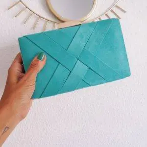 Clutch turquesa