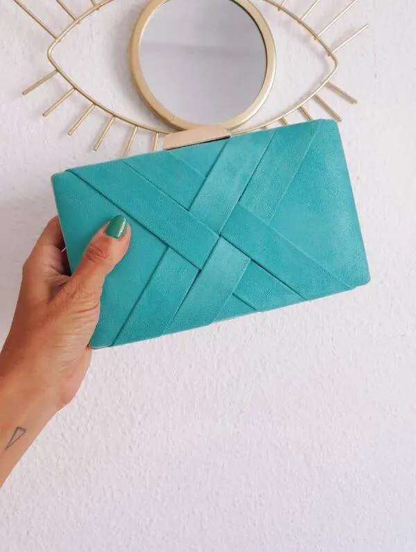 Clutch turquesa