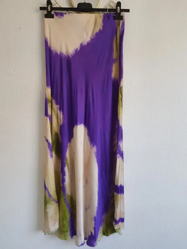 Falda tie dye midi