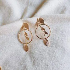 Pendientes aro rama