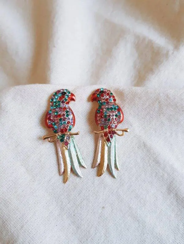 Pendientes loritos colores