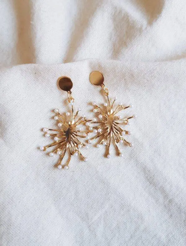 Pendientes mini perlitas