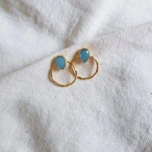 Pendientes dolce celeste